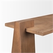 Pemberly Row Modern / Contemporary Medium Brown Wood Console Table
