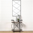 Pemberly Row Modern / Contemporary Large Black/White Patterned Vase