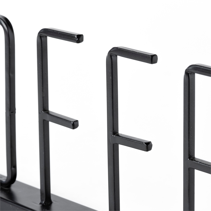 Pemberly Row Modern / Contemporary Coffee 15Lx1W Black Metal Sign