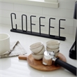 Pemberly Row Modern / Contemporary Coffee 15Lx1W Black Metal Sign