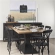 Pemberly Row Contemporary Set of 2 Natural Wooden Trays in Brown