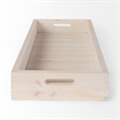 Pemberly Row 28Lx12W Natural Wood Rectangular Serving Tray in Brown