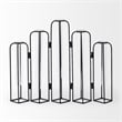 Pemberly Row 13.4Lx2.5Wx11H Metal And Glass Decorative Accent in Black