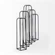 Pemberly Row 13.4Lx2.5Wx11H Metal And Glass Decorative Accent in Black