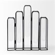 Pemberly Row 13.4Lx2.5Wx11H Metal And Glass Decorative Accent in Black