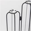 Pemberly Row 13.4Lx2.5Wx11H Metal And Glass Decorative Accent in Black