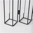 Pemberly Row 13.4Lx2.5Wx11H Metal And Glass Decorative Accent in Black