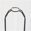 Pemberly Row 4.3Lx3.9Wx9.6H Metal And Glass Decorative Accent in Black