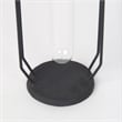 Pemberly Row 4.3Lx3.9Wx9.6H Metal And Glass Decorative Accent in Black