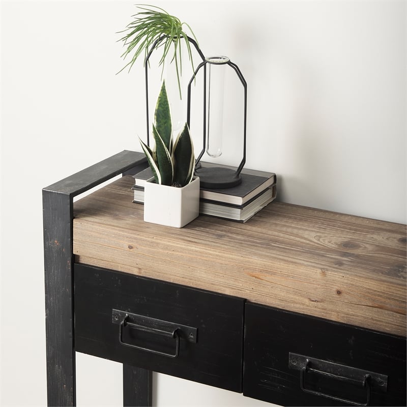 Pemberly Row 4.3Lx3.9Wx9.6H Metal And Glass Decorative Accent in Black