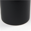 Pemberly Row Contemporary 17.1H Large Matte Black Ceramic Jug Vase