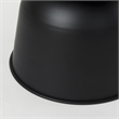 Pemberly Row 19.7Lx19.7Wx14.8H Metal Matte Black Accent Table