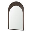 Pemberly Row Modern / Contemporary Dark Brown Medium Arched Mirror