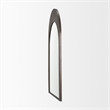Pemberly Row Modern / Contemporary Dark Brown Medium Arched Mirror