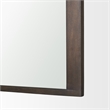 Pemberly Row Modern / Contemporary Dark Brown Medium Arched Mirror