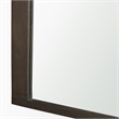Pemberly Row Modern / Contemporary Dark Brown Medium Arched Mirror