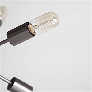 Pemberly Row Contemporary Filament E26 40W 4.2&quotH Bulb in Clear