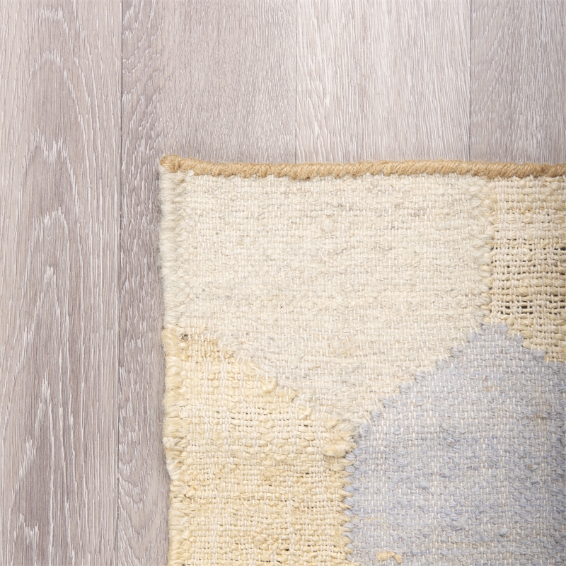 Pemberly Row 5X8 Cream Multi-Colored Honeycomb Pattern Area Rug