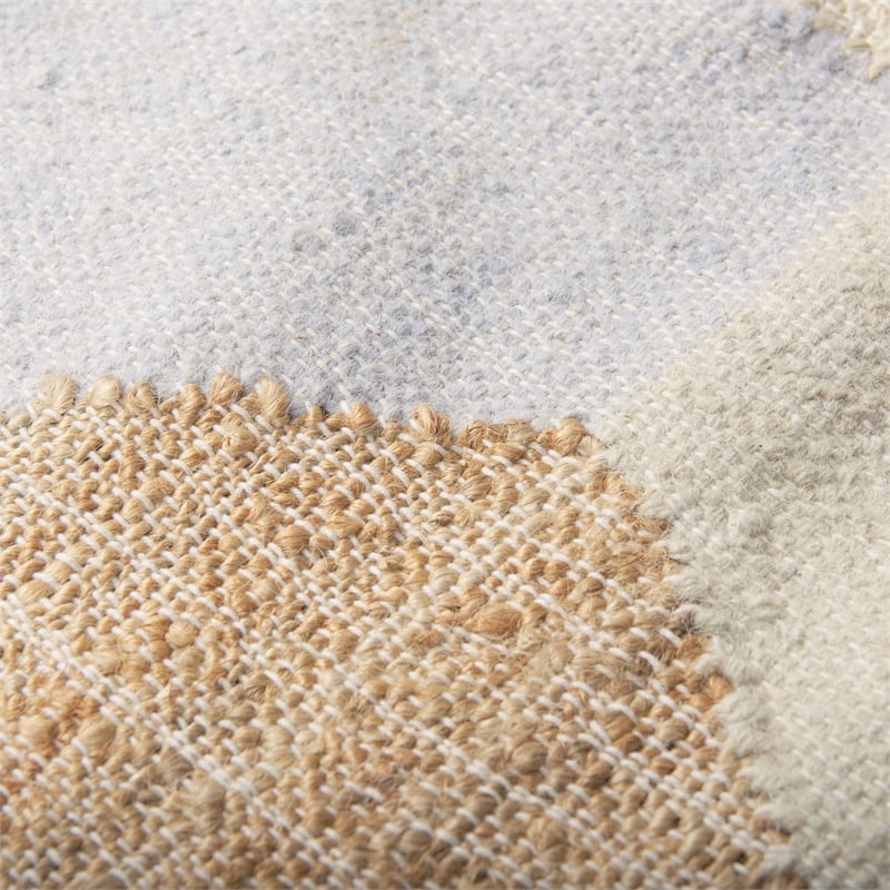 Pemberly Row 5X8 Cream Multi-Colored Honeycomb Pattern Area Rug