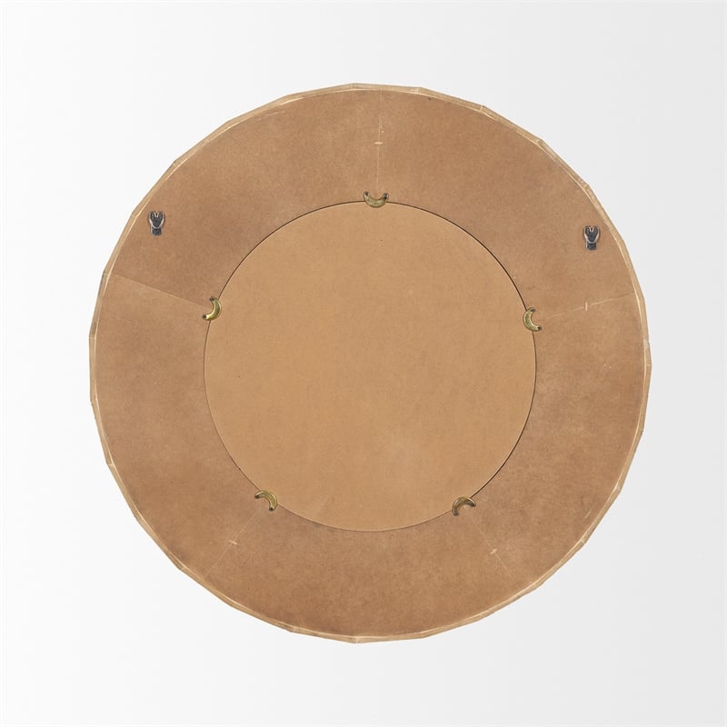 Pemberly Row Modern / Contemporary Black Beaded Wooden Wall Mirror