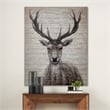 Pemberly Row White Tail 48X60 Deer Original Hand Painted On Wood Oil Painting