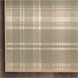 Pemberly Row Modern / Contemporary 4'x6' Olive Fabric Area Rug