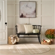 Pemberly Row Modern / Contemporary 8' Round Taupe Fabric Area Rug