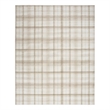 Pemberly Row Modern / Contemporary 4'x6' Ivory Beige Fabric Area Rug