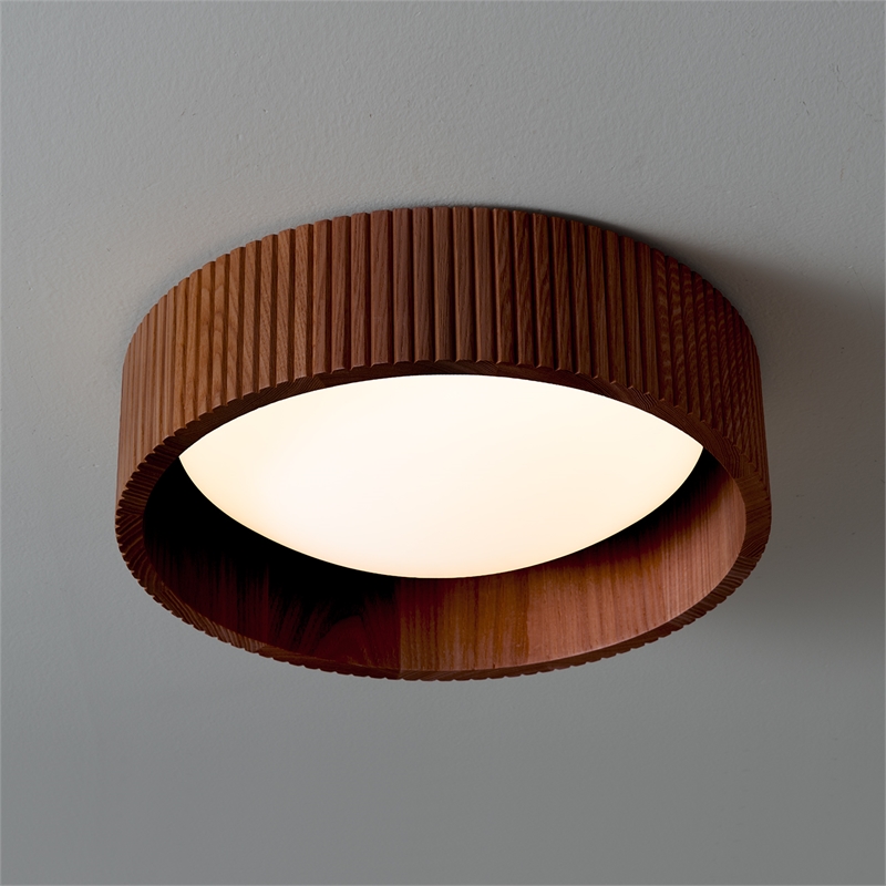 Pemberly Row Glass Diffuser Brass Walnut Dimmable 14