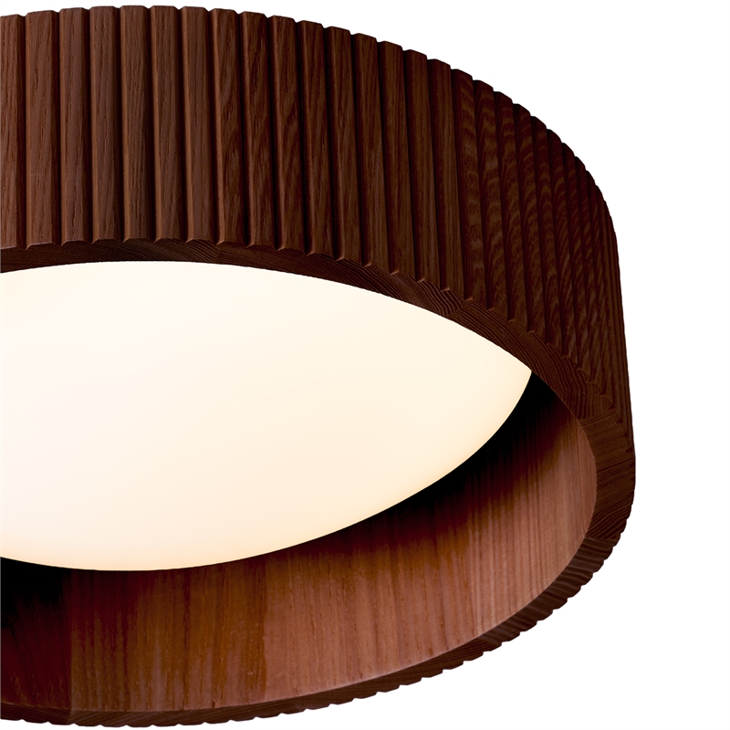 Pemberly Row Glass Diffuser Brass Walnut Dimmable 14