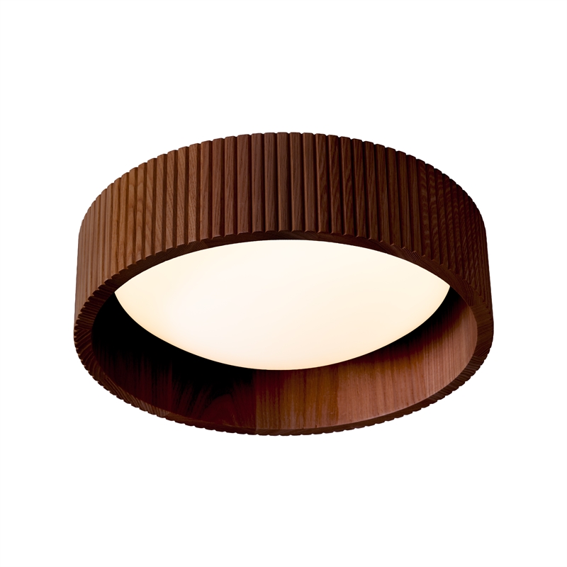 Pemberly Row Glass Diffuser Brass Walnut Dimmable 14