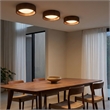 Pemberly Row Glass Diffuser Brass Walnut Dimmable 14