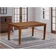 Pemberly Row Rectangular Solid Wood Dining Table in Mahogany