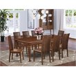 Pemberly Row 9-piece Wood Table and Dining Chairs in Mahogany