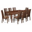 Pemberly Row 9-piece Wood Table and Dining Chairs in Mahogany