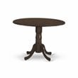 Pemberly Row Traditional 5-piece Wood Dining Room Set in Espresso