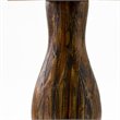 Pemberly Row Traditional Wood Dining Table in Distressed Jacobean Brown