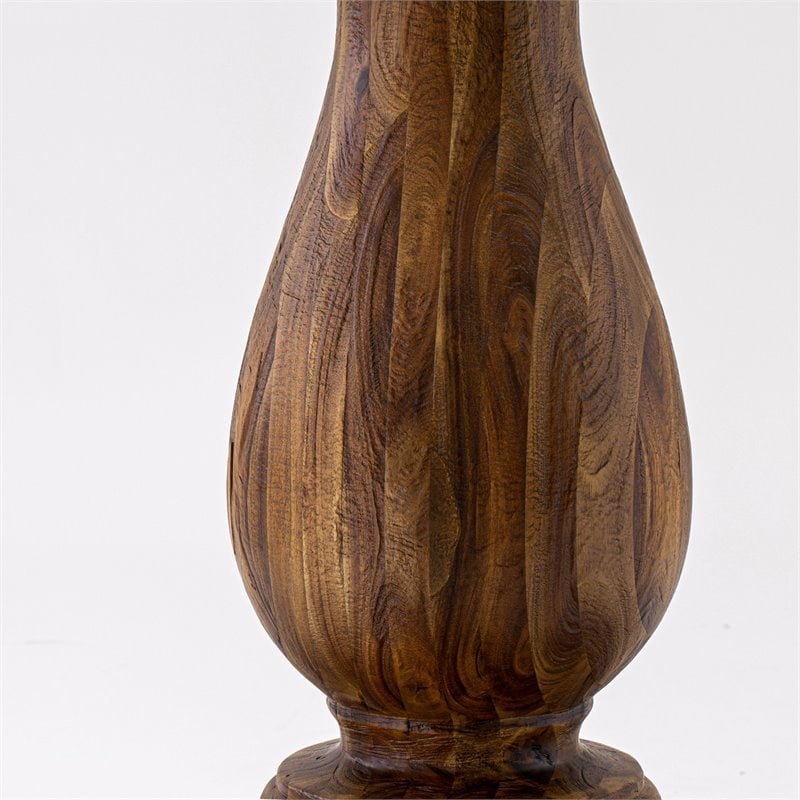 Pemberly Row Wood Dining Table in Sandblasting Antique Walnut