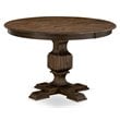 Pemberly Row Wooden Dining Table in Distressed Jacobean Brown