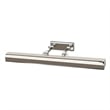 Pemberly Row 1-Light Large Metal Wall Sconce in Polished Nickel