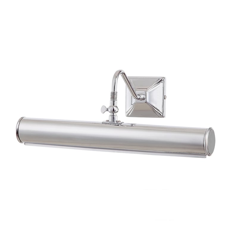 Pemberly Row 1-Light Large Traditional Metal Wall Sconce in Polished Chrome