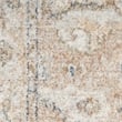 Pemberly Row 3'x4' Ivory Navy Fabric Tropical Area Rug (3'x4')