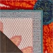 Pemberly Row 9'x12' Ivory Multicolor Fabric Outdoor Area Rug (9'x12')