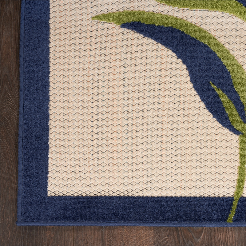 Pemberly Row Modern / Contemporary 3'x4' Multicolor Fabric Area Rug