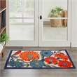 Pemberly Row Modern / Contemporary 3'x4' Multicolor Fabric Area Rug