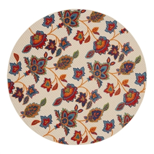 Pemberly Row Modern / Contemporary 7'10&quotxRound Multicolor Area Rug