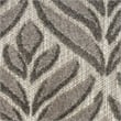 Pemberly Row Contemporary 8' Round Charcoal Fabric Tropical Area Rug