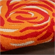 Pemberly Row Modern / Contemporary 7'x10' Multicolor Fabric Area Rug