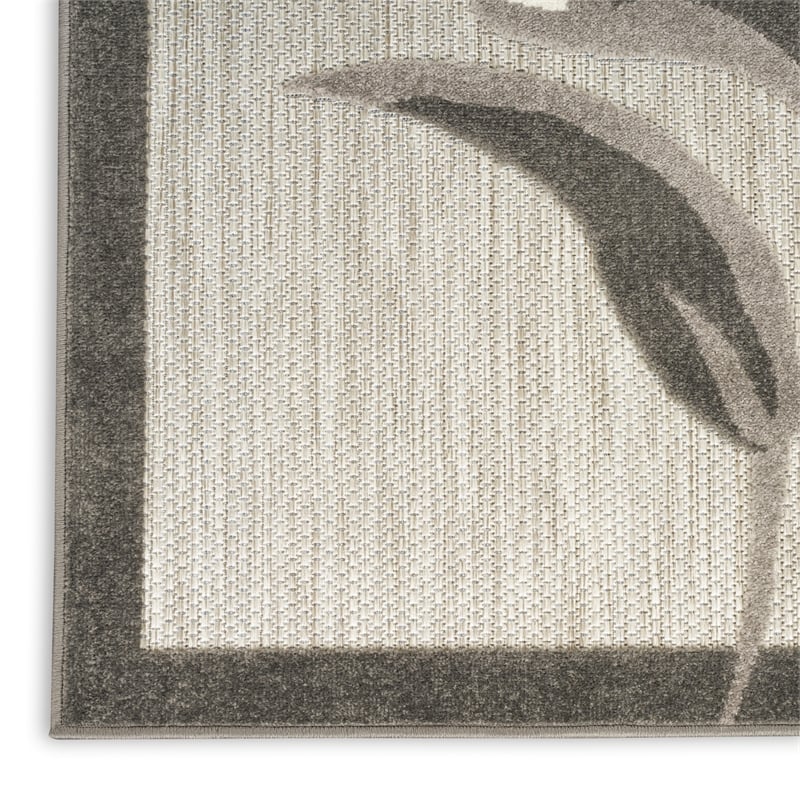 Pemberly Row Modern / Contemporary 5'x8' Beige Fabric Area Rug
