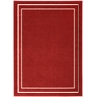 Pemberly Row Modern / Contemporary 5'x7' Brick Ivory Fabric Area Rug